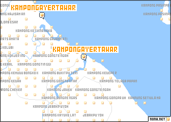 map of Kampong Ayer Tawar