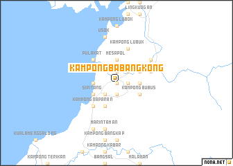 map of Kampong Babangkong