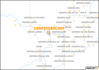 map of Kampong Bachap