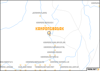 map of Kampong Badak