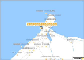 map of Kampong Badungon