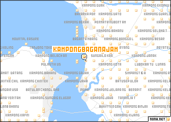 map of Kampong Bagan Ajam