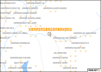 map of Kampong Bagan Baharu