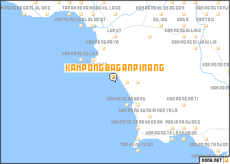 map of Kampong Bagan Pinang