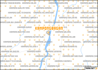 map of Kampong Bagan