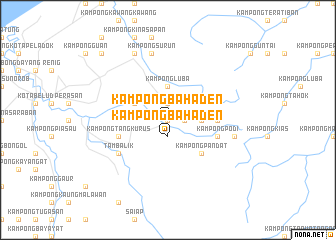 map of Kampong Bahaden