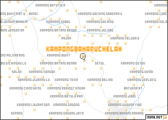 map of Kampong Baharu Che Lah