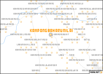 map of Kampong Baharu Nilai