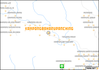 map of Kampong Baharu Panching