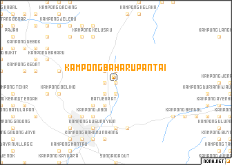 map of Kampong Baharu Pantai