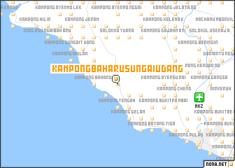 map of Kampong Baharu Sungai Udang