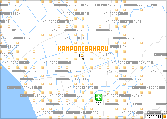 map of Kampong Baharu