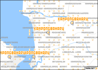 map of Kampong Baharu