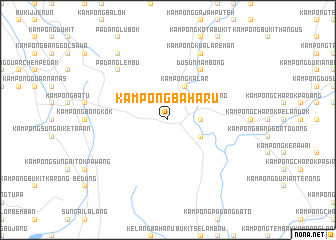 map of Kampong Baharu