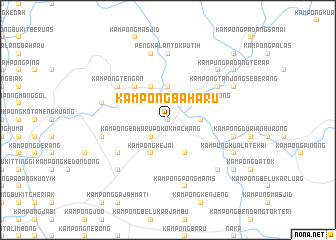 map of Kampong Baharu