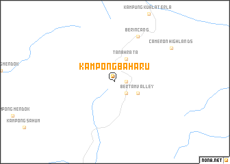 map of Kampong Baharu