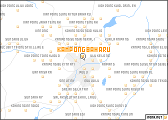 map of Kampong Baharu