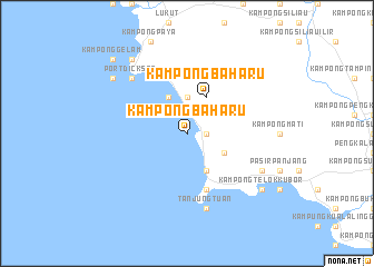 map of Kampong Baharu