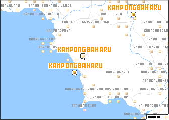 map of Kampong Baharu