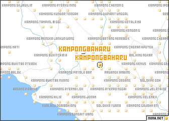 map of Kampong Baharu