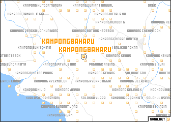 map of Kampong Baharu