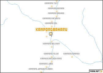 map of Kampong Baharu