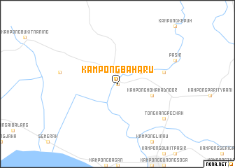 map of Kampong Baharu