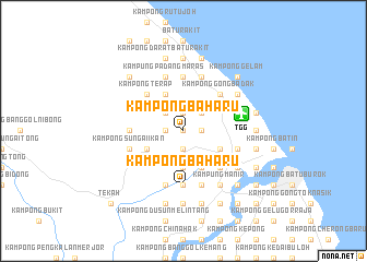 map of Kampong Baharu