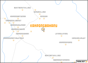 map of Kampong Baharu