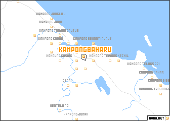 map of Kampong Baharu