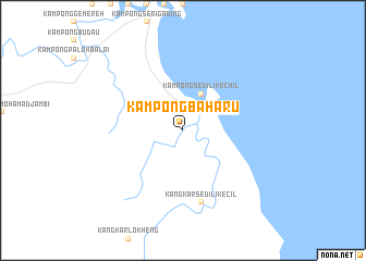 map of Kampong Baharu