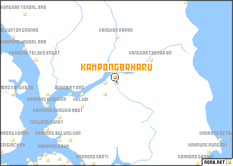 map of Kampong Baharu