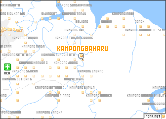 map of Kampong Baharu