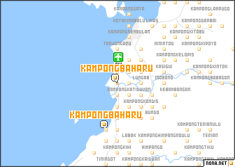 map of Kampong Baharu