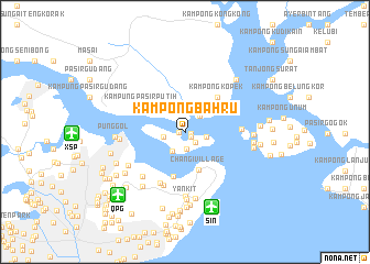 map of Kampong Bahru