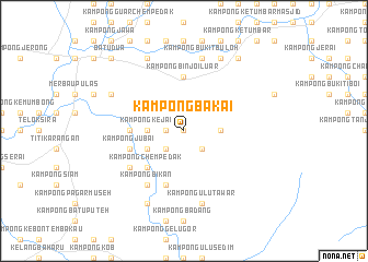 map of Kampong Bakai