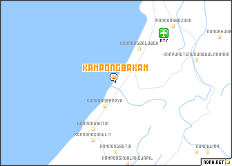 map of Kampong Bakam