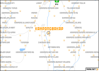 map of Kampong Bakap