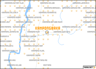 map of Kampong Baka
