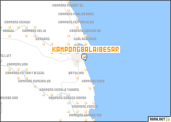 map of Kampong Balai Besar