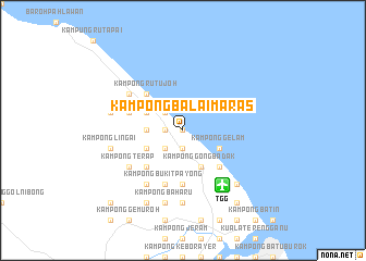 map of Kampong Balai Maras