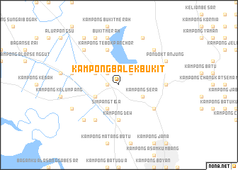 map of Kampong Balek Bukit