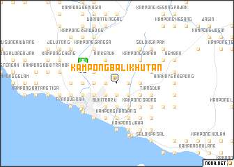 map of Kampong Balik Hutan