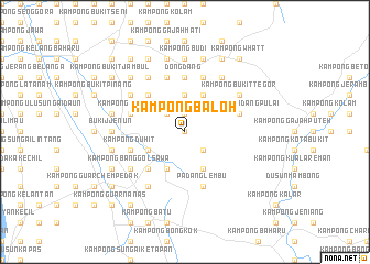 map of Kampong Baloh