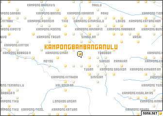 map of Kampong Bambangan Ulu