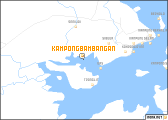 map of Kampong Bambangan