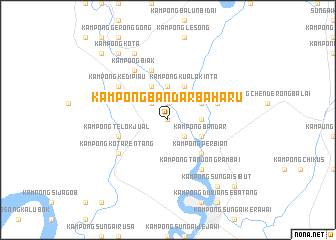 map of Kampong Bandar Baharu