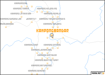 map of Kampong Bandar