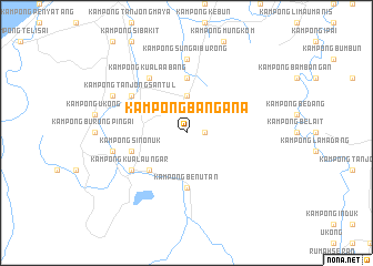 map of Kampong Bangana