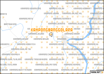 map of Kampong Banggol Ara